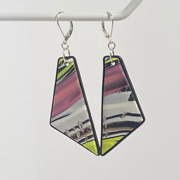 Watermelon Canyon Clay Earrings