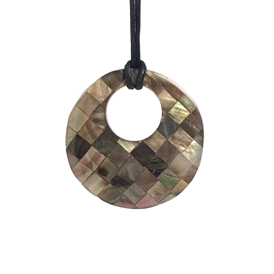 Brown Lip Shell Go-Go Necklace