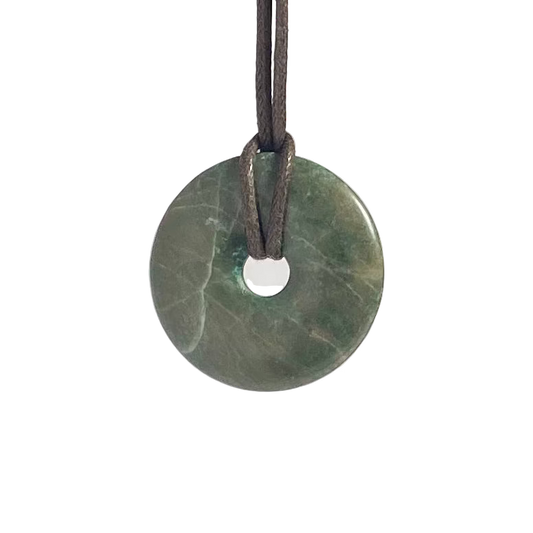 Fancy Jasper Donut Necklace