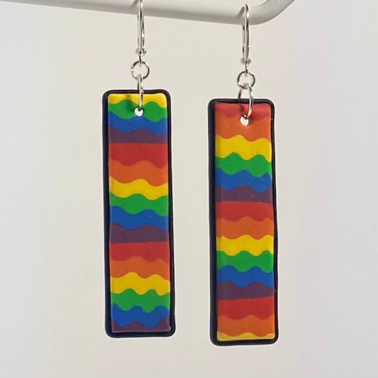 Taste the Rainbow Clay Earrings