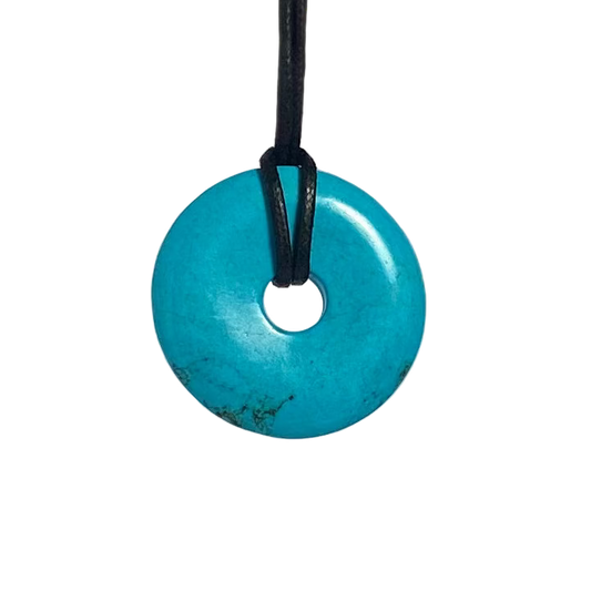 Magnesite Donut Necklace