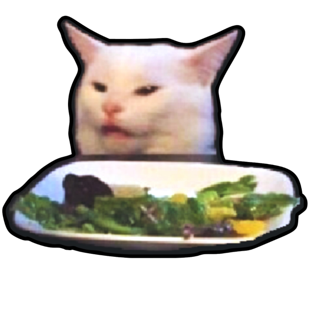 Salad Cat Sticker