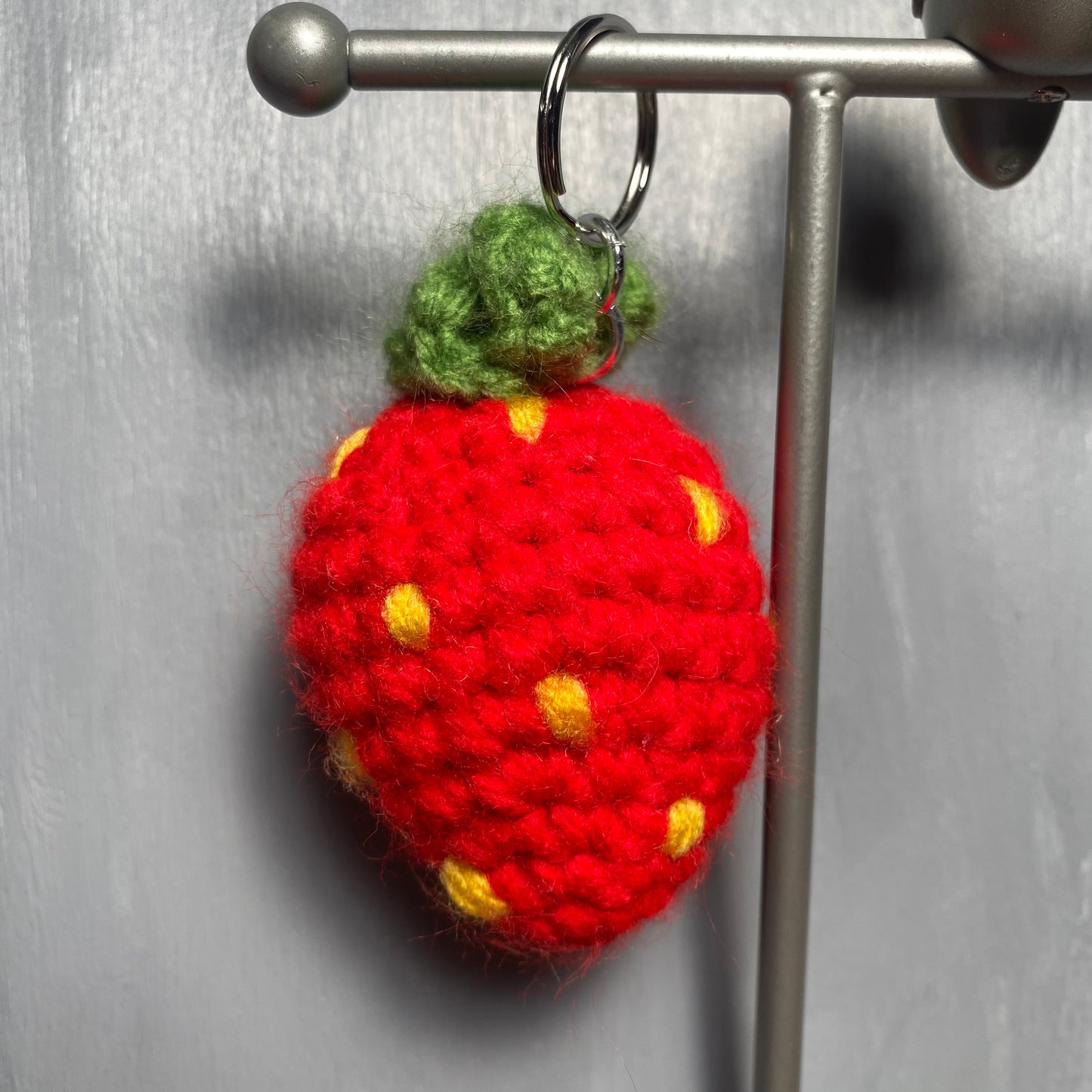 Chubby Strawberry Keychain