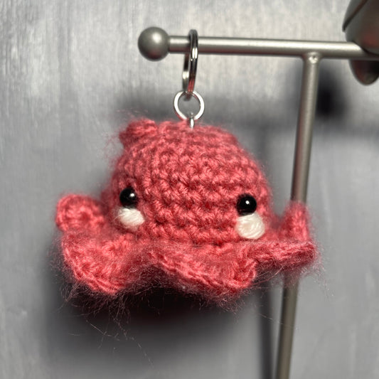 Chubby Flapjack Octopus Keychain