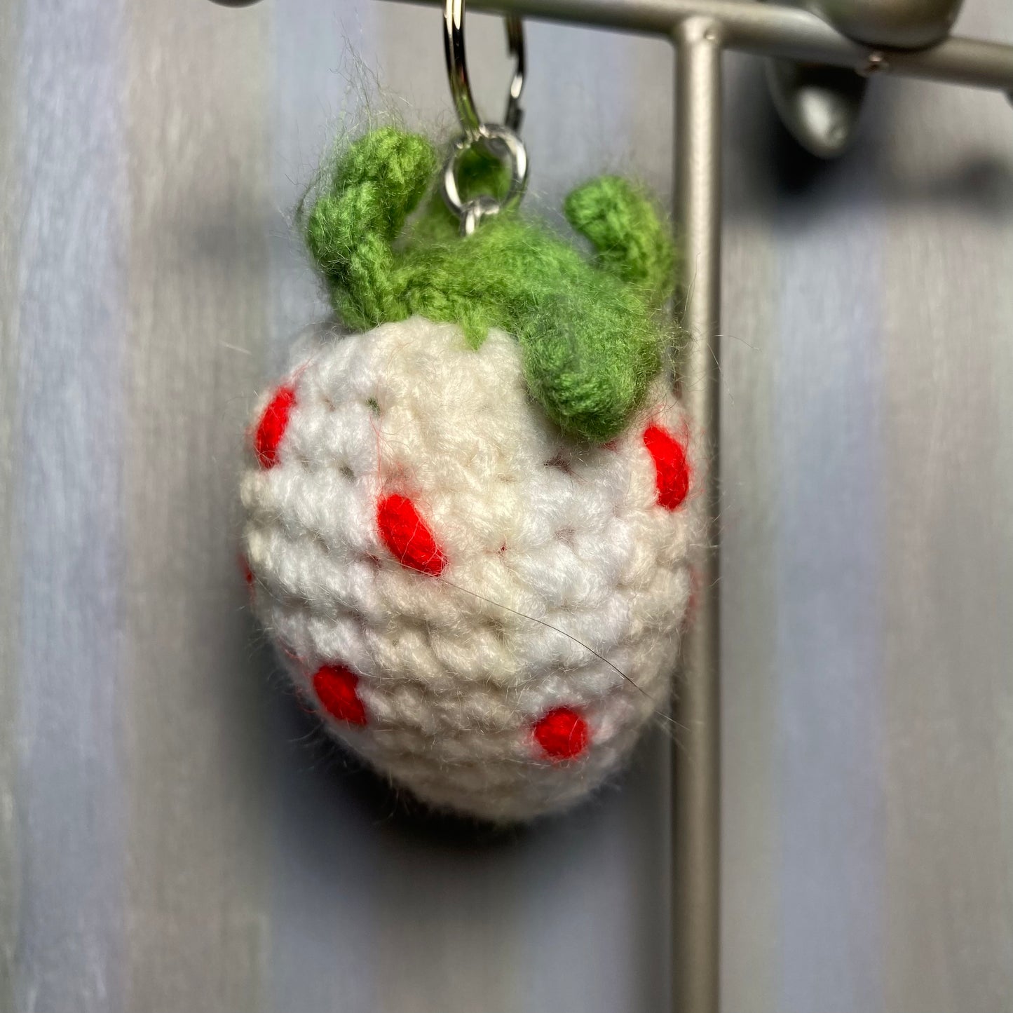 Chubby Strawberry Keychain